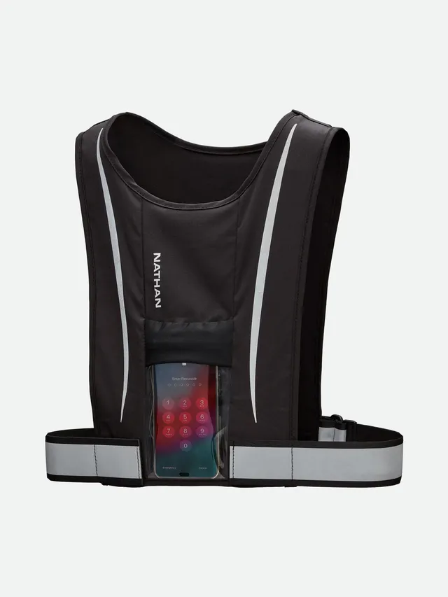 nathan-hypernight-reflective-stash-vest-reflektierende-laufweste-mit-handy-tasch image 1