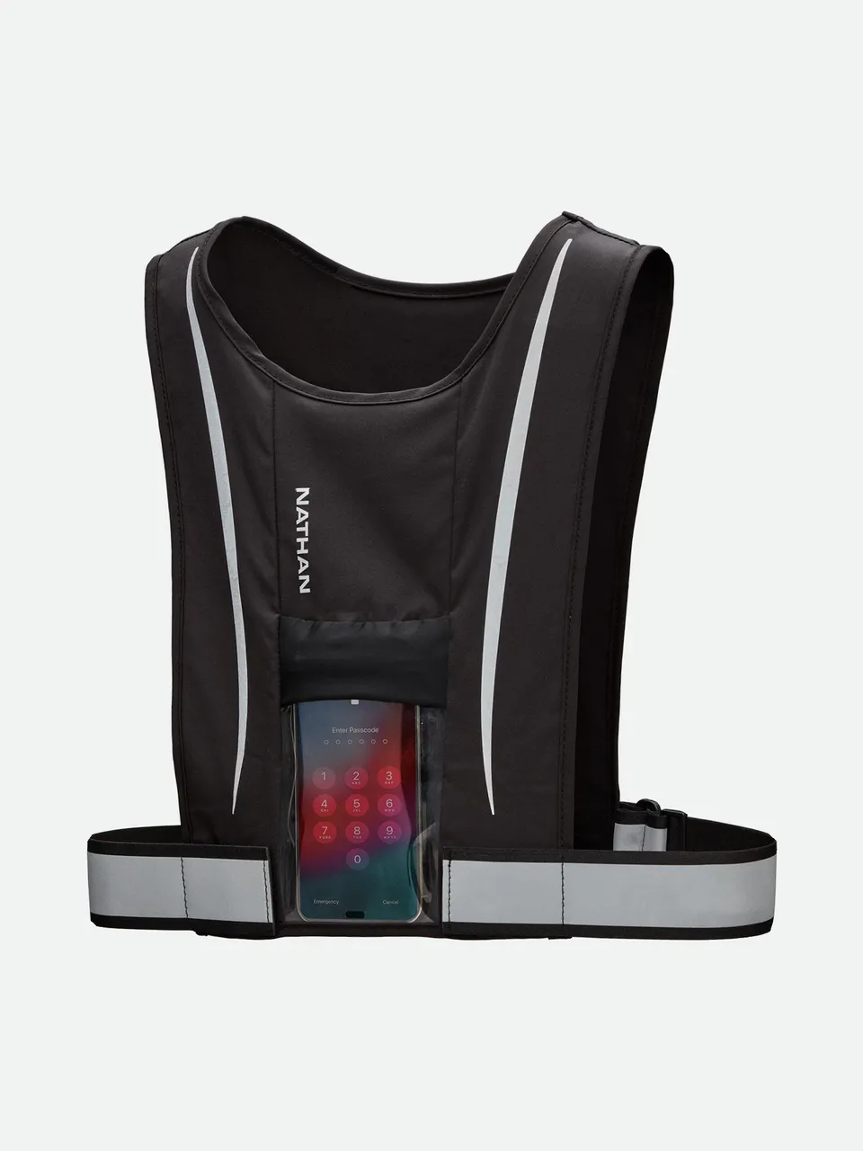 nathan-hypernight-reflective-stash-vest-reflektierende-laufweste-mit-handy-tasch image 1
