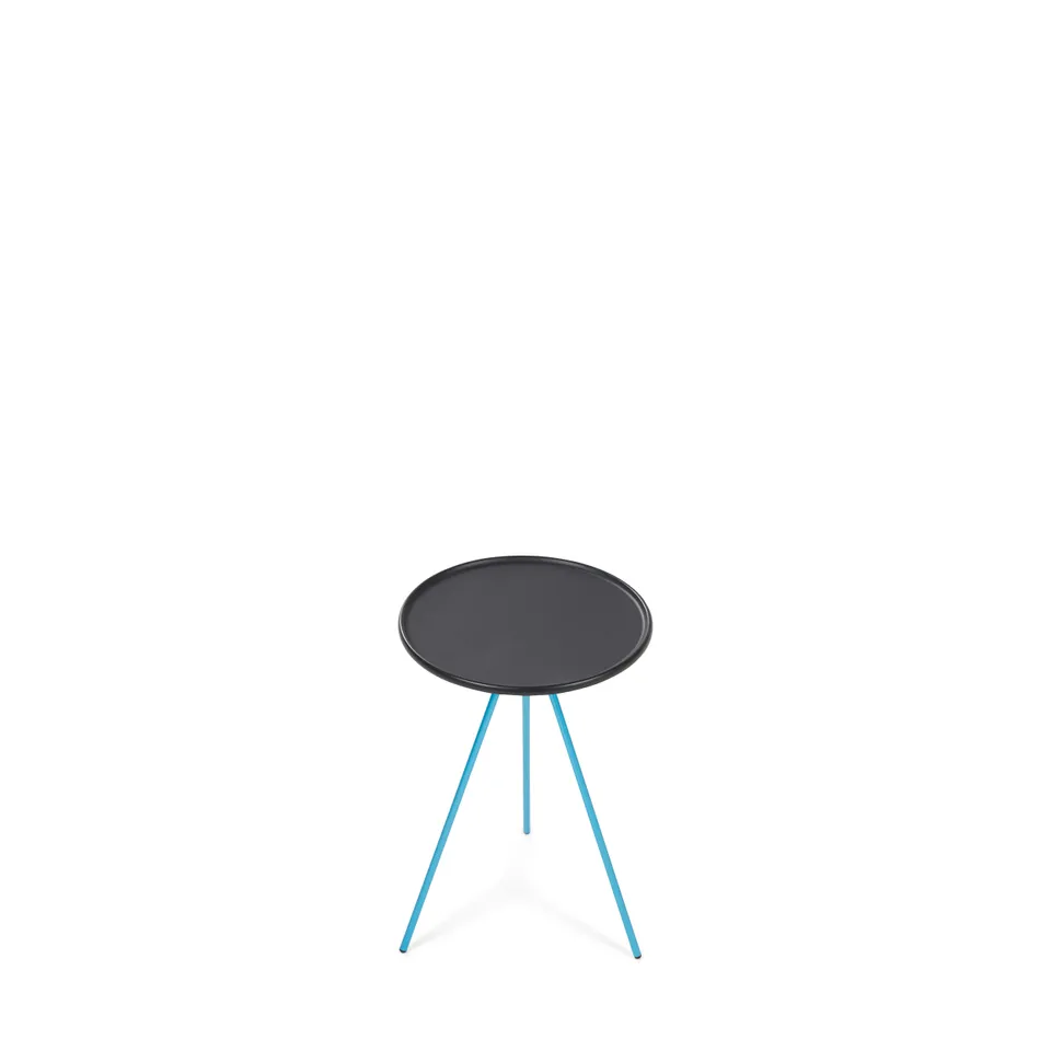 helinox-side-table-kompakter-runder-beistelltisch-h-he-39-46-cm-schwarz-packbar image 1