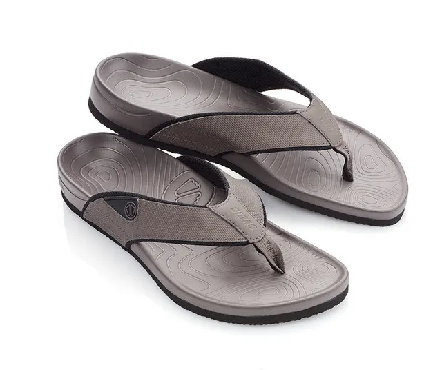sidas-3d-lounge-taupe-anatomische-flip-flops-herren-eva-d-mpfung-merrymesh-rieme image 1