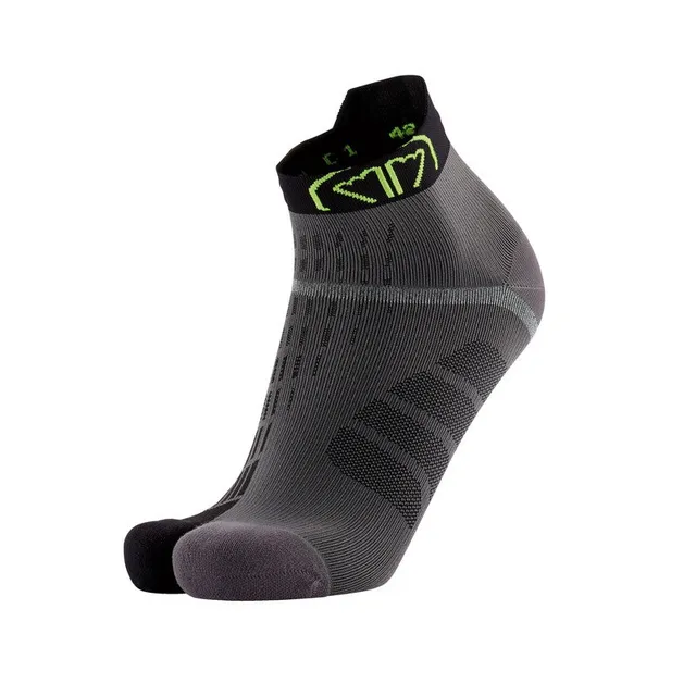 sidas-t-free-run-laufsocken-grau-schwarz-anatomische-laufsocken-mit-t-free-techn image 1