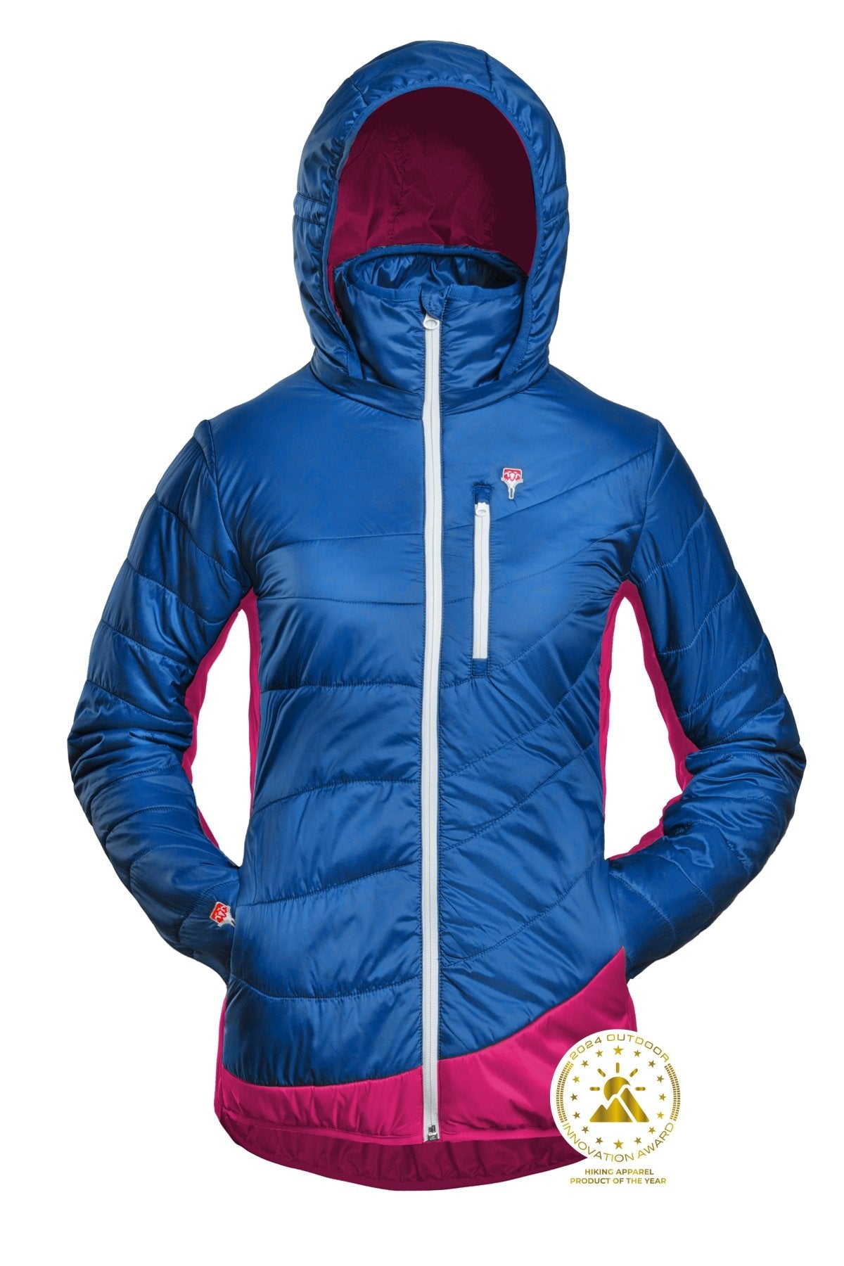 gr-ezi-bag-refreshful-silkwool-jacket-women-s-skydiver-blue-raspberry-red-leicht image 2
