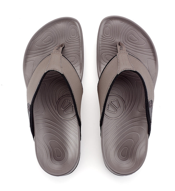 sidas-3d-lounge-taupe-anatomische-flip-flops-herren-eva-d-mpfung-merrymesh-rieme image 5
