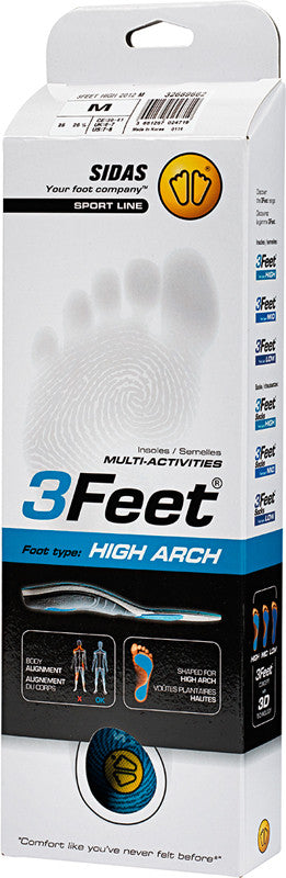 sidas-everyday-3feet-high-einlegesohlen-anatomische-einlagen-f-r-hohlf-e-mit-gel image 6