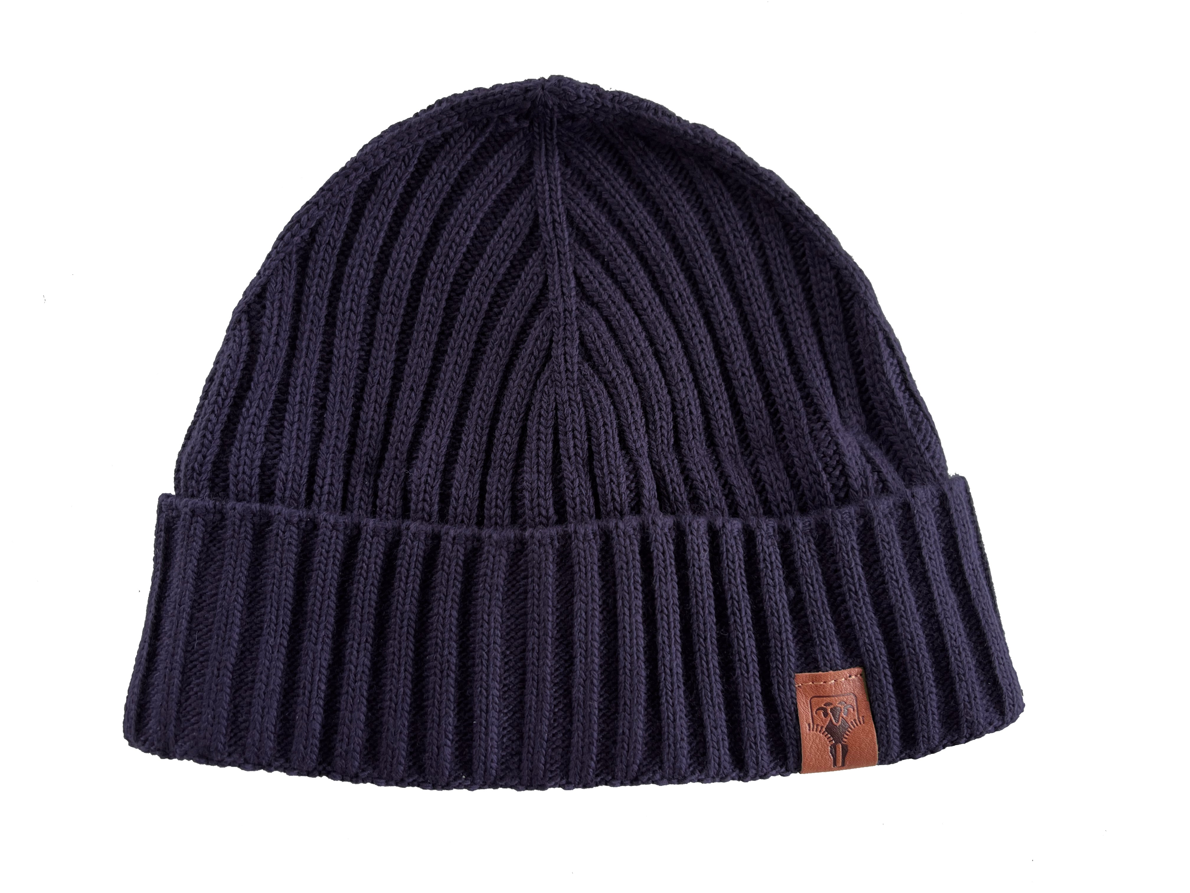 gr-ezi-bag-merino-fisherman-beanie-saphir-blue-m-tze-aus-weichem-merino-mix-mit- image 1