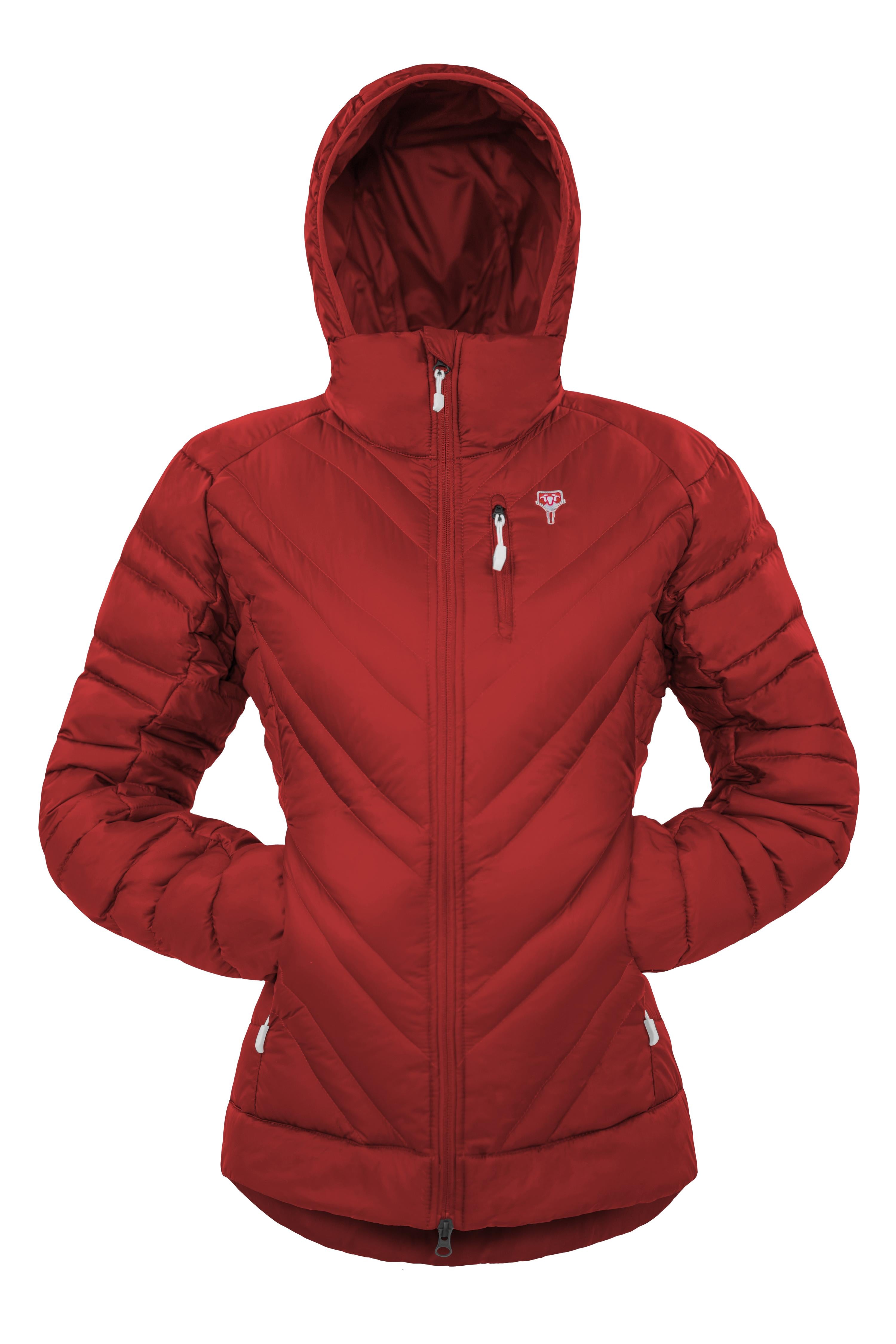 gr-ezi-bag-the-faithful-downwool-jacket-damen-hybrid-isolationsjacke-cherry-down image 1