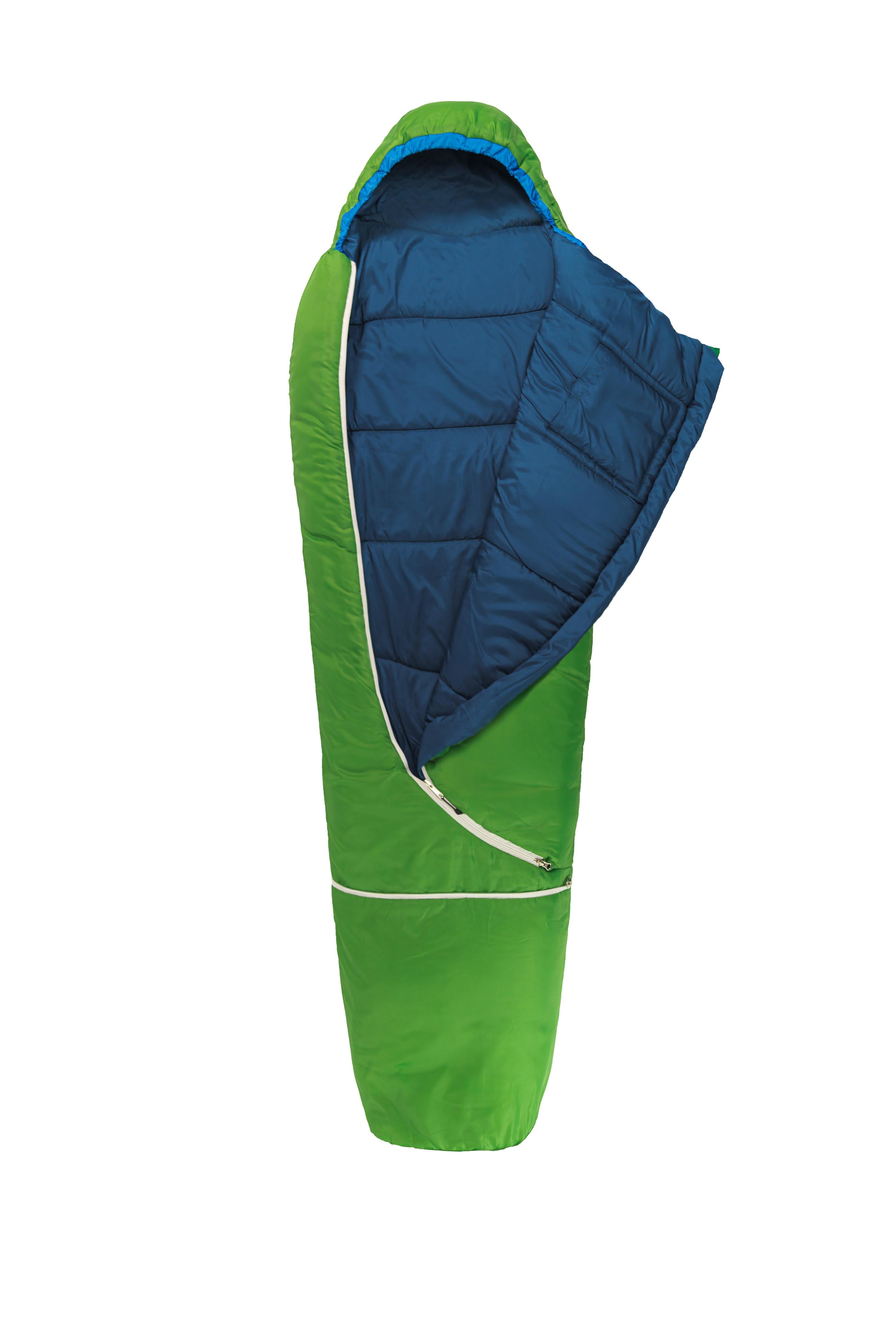gr-ezi-bag-wolle-kids-world-traveller-kinderschlafsack-holly-green-mitwachsender image 2