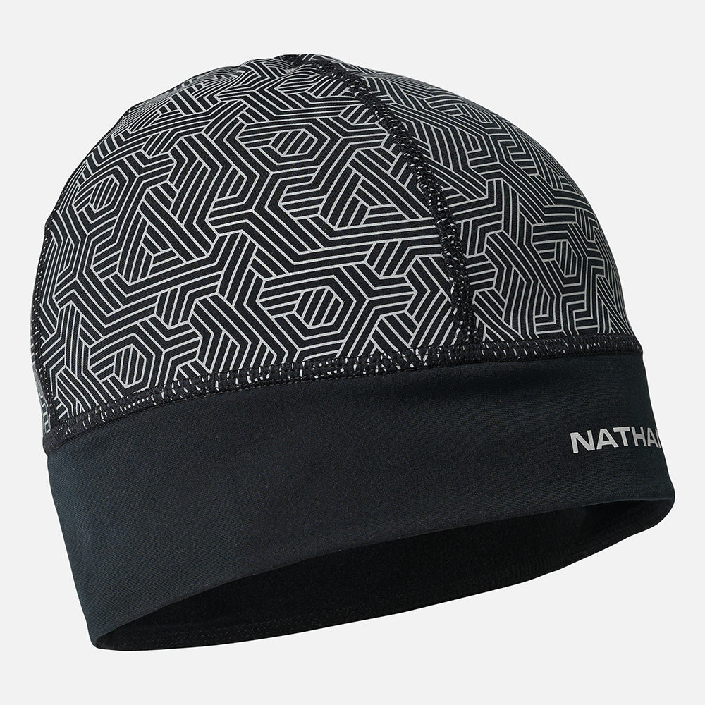 nathan-hypernight-reflective-beanie-2-reflektierende-laufm-tze-mit-hexagon-print image 6