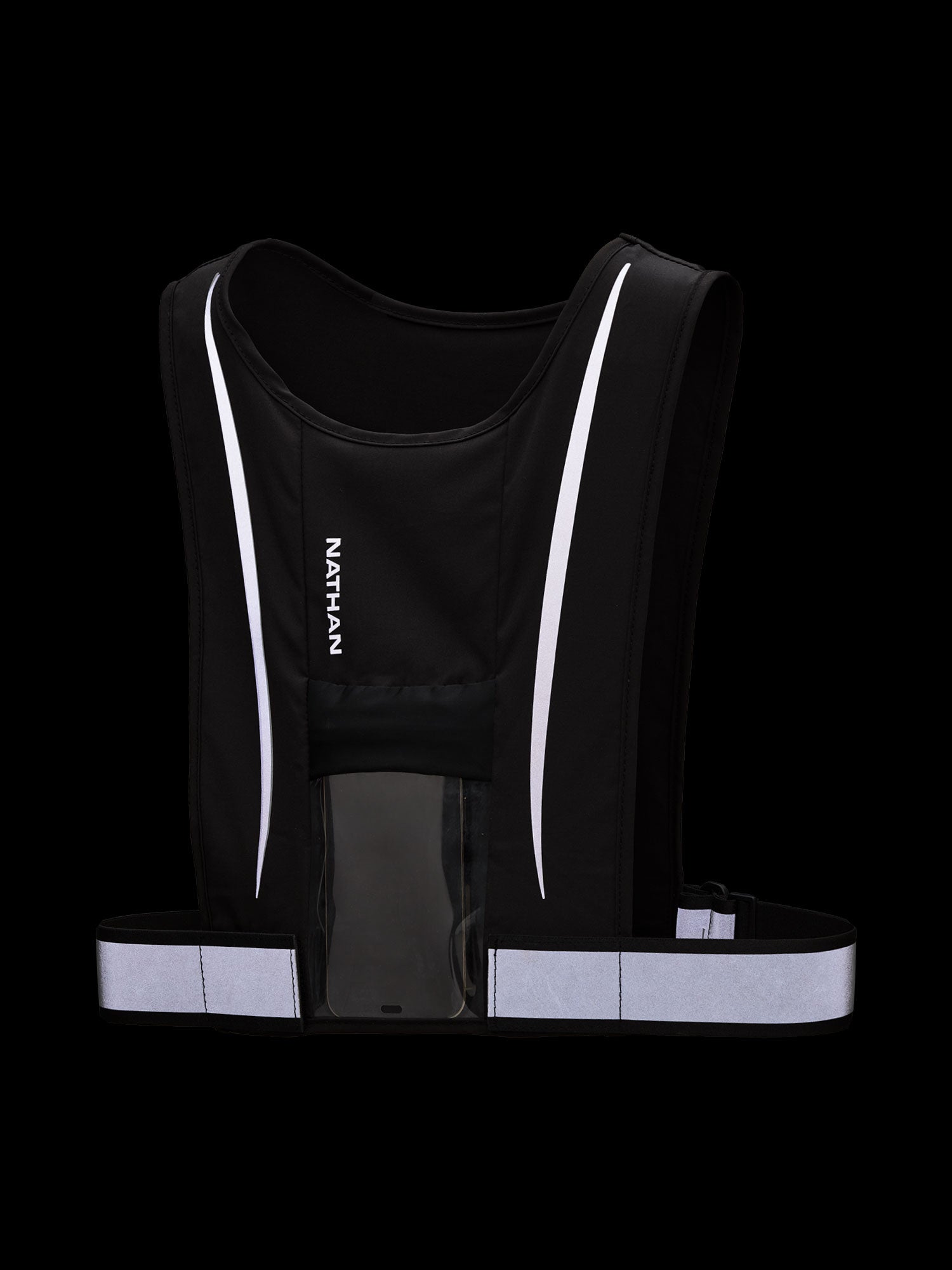 nathan-hypernight-reflective-stash-vest-reflektierende-laufweste-mit-handy-tasch image 2