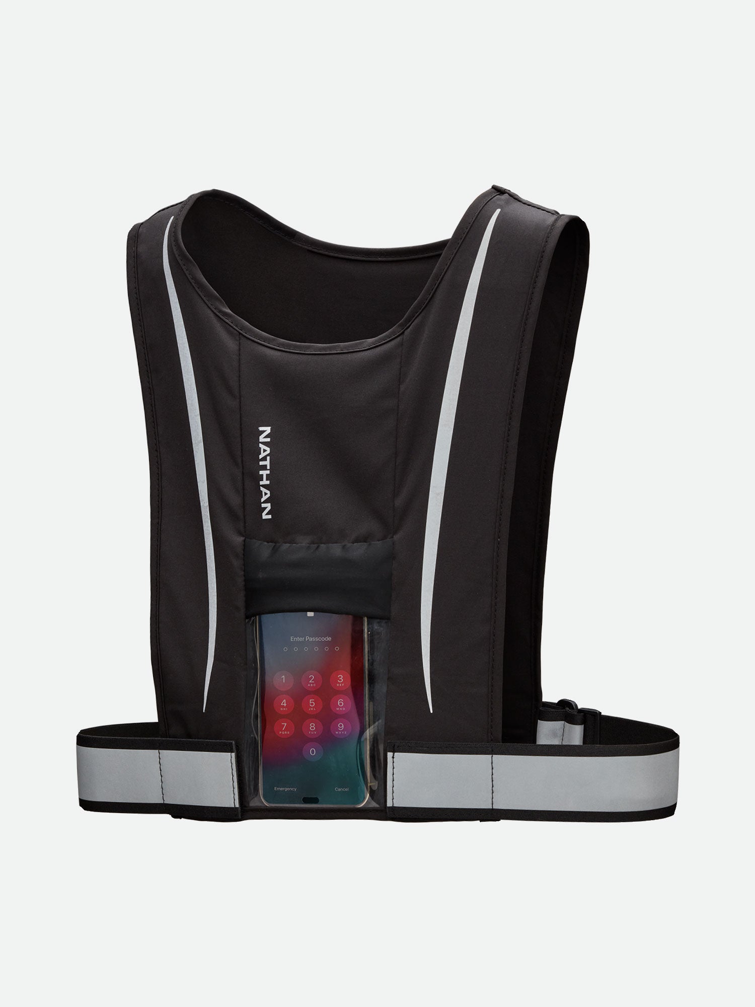 nathan-hypernight-reflective-stash-vest-reflektierende-laufweste-mit-handy-tasch image 1