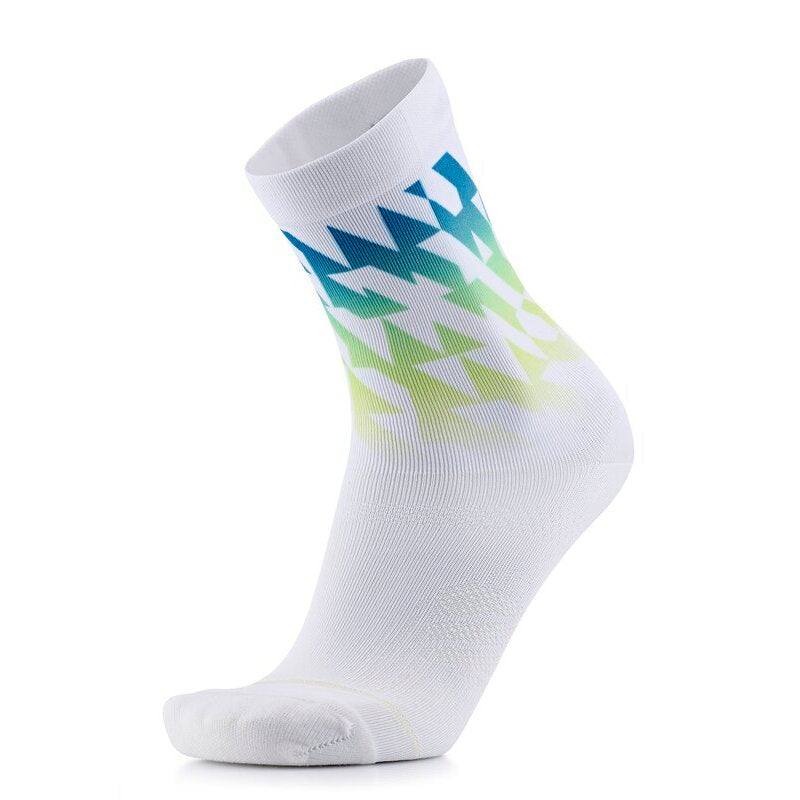 sidas-run-colors-geo-laufsocken-gr-n-blau-leichte-anatomische-trail-stra-enlaufs image 1