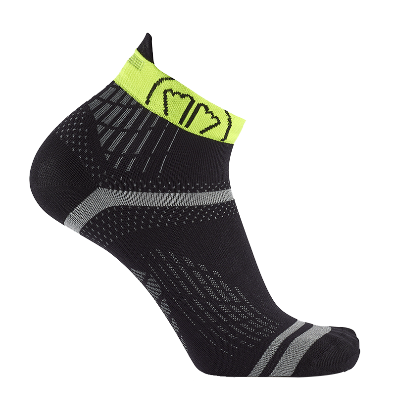 sidas-run-feel-socken-ultralight-run-calf-stulpen-lauf-set-schwarz-gelb image 3