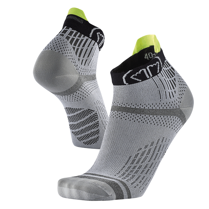 sidas-run-feel-2-paar-set-laufsocken-grau-schwarz-d-nne-technische-running-socke image 6