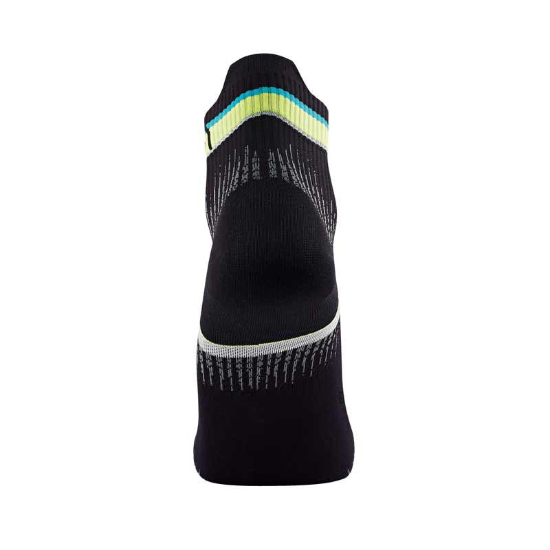 sidas-run-ultra-race-laufsocken-schwarz-gelb-ultraleichte-rennsocken-mit-exoskel image 3