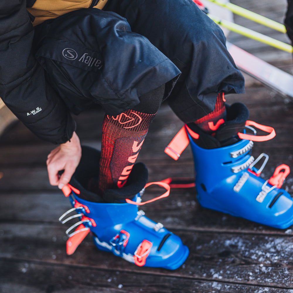 sidas-ski-expert-junior-skisocken-orange-anatomische-kinderskisocken-mit-schienb image 6