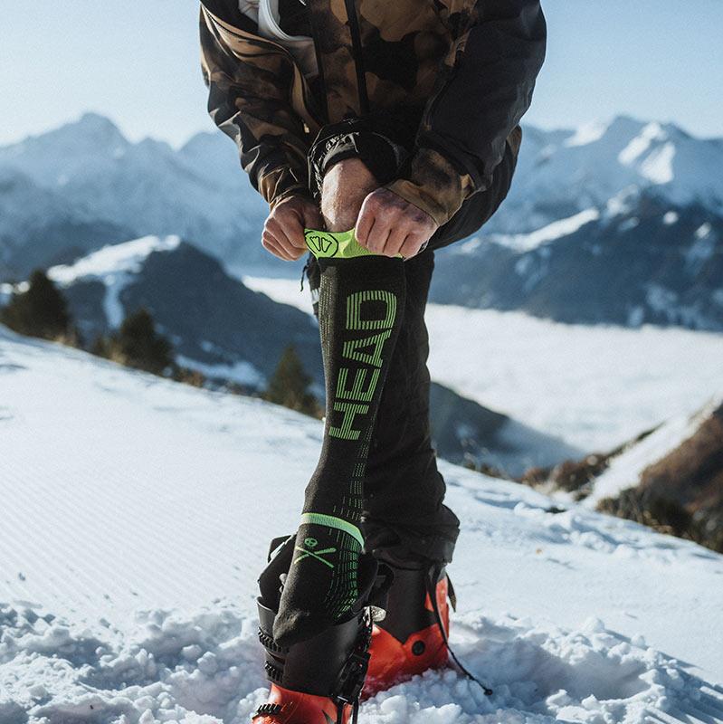 sidas-ski-ultrafit-sidas-x-head-skisocken-200-nadel-kompressionssocken-aus-merin image 8