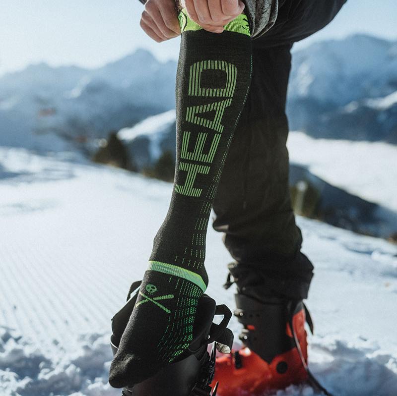 sidas-ski-ultrafit-sidas-x-head-skisocken-200-nadel-kompressionssocken-aus-merin image 2
