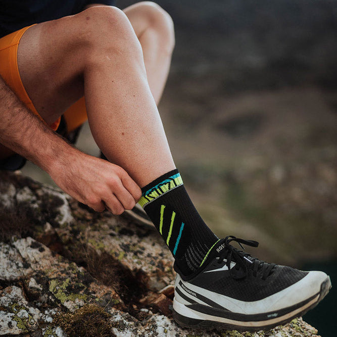 sidas-trail-ultra-trailrunning-socken-black-yellow-ultra-fit-exoskelett-technolo image 2