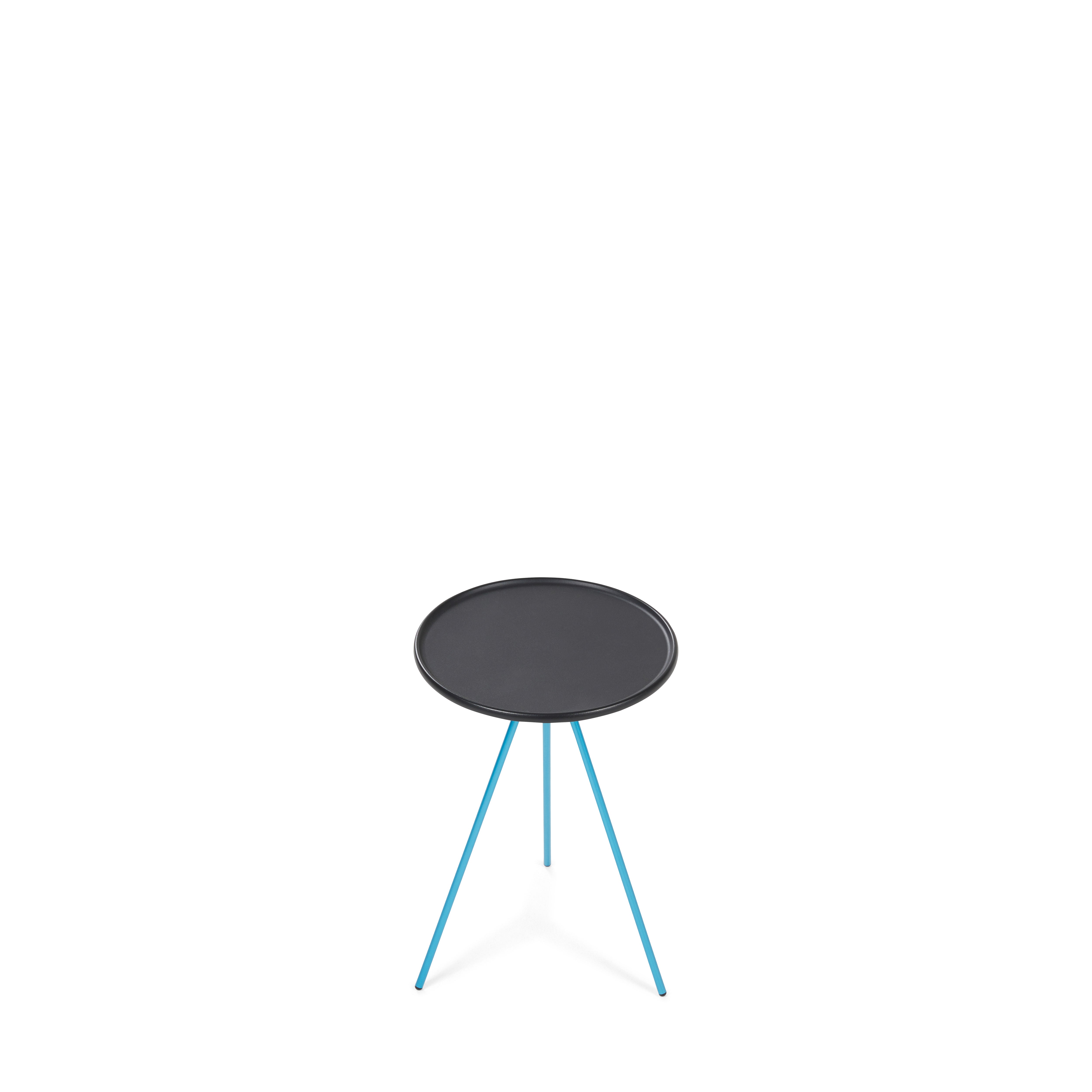 helinox-side-table-kompakter-runder-beistelltisch-h-he-39-46-cm-schwarz-packbar image 1