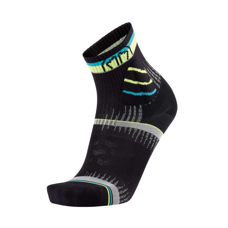 sidas-trail-ultra-trailrunning-socken-black-yellow-ultra-fit-exoskelett-technolo image 1